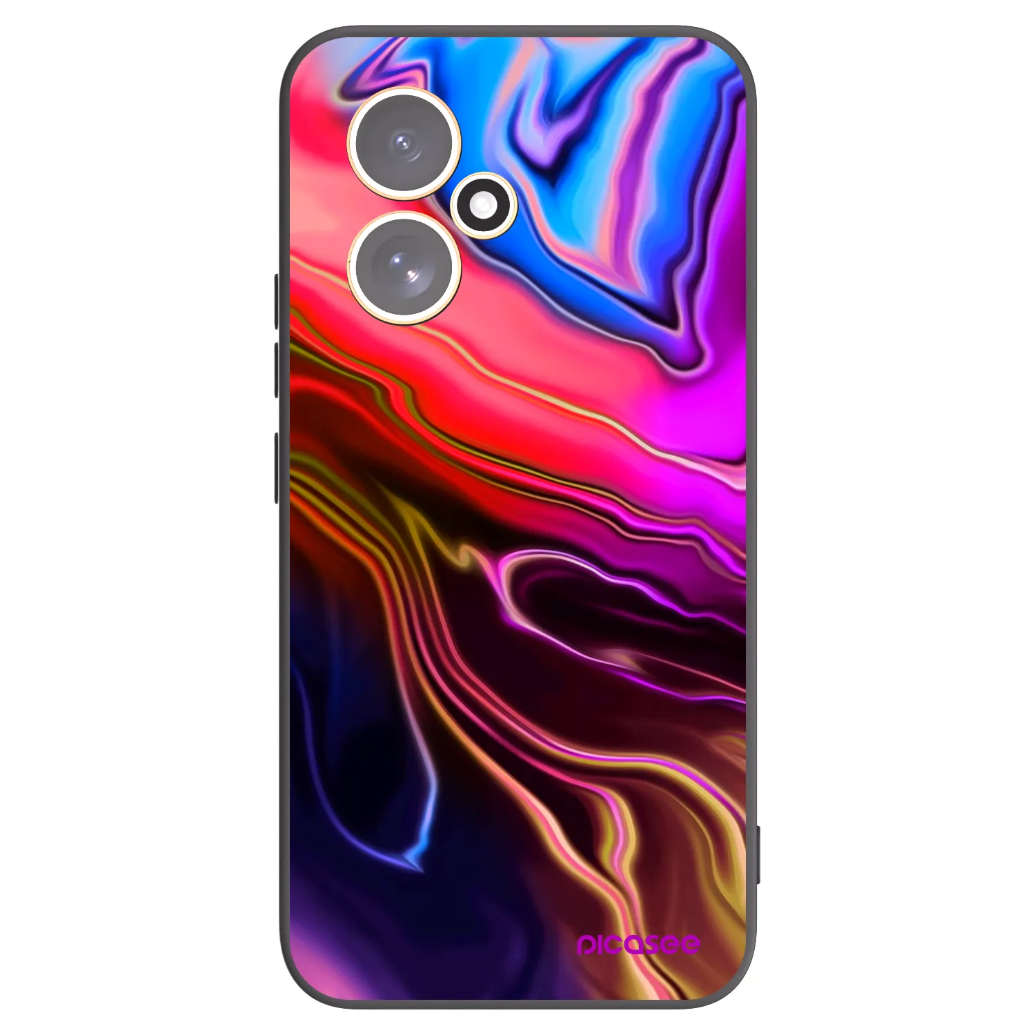 Picasee silikonski črni ovitek za Honor 400 5G - Electric