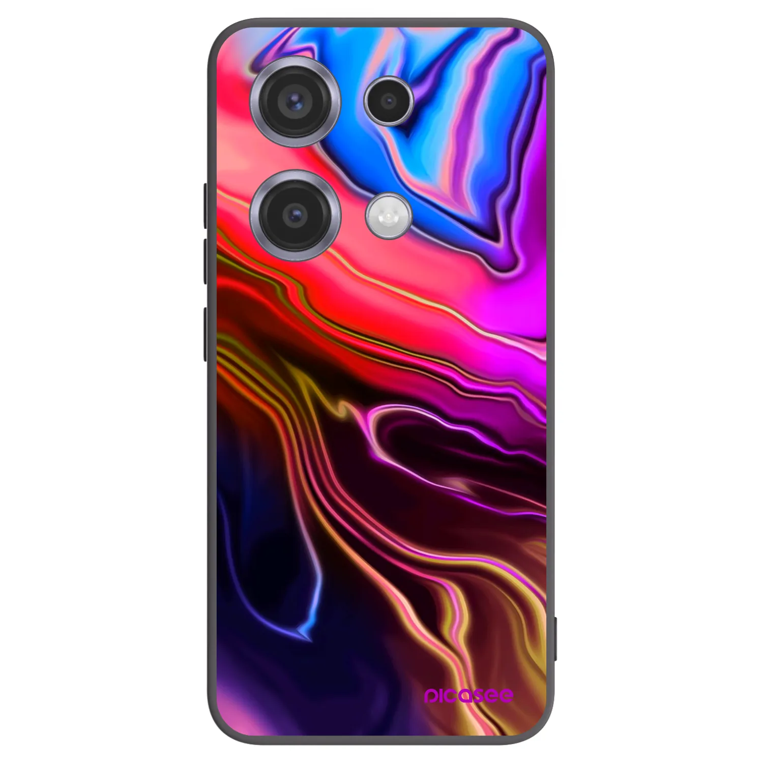 Picasee silikonski črni ovitek za Xiaomi Redmi Note 14S - Electric