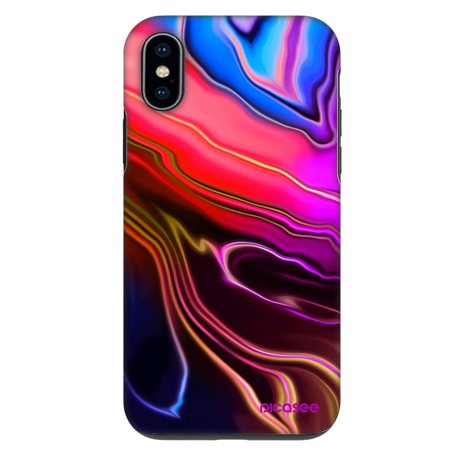 Picasee Fashion Case za Apple iPhone X/XS - Electric
