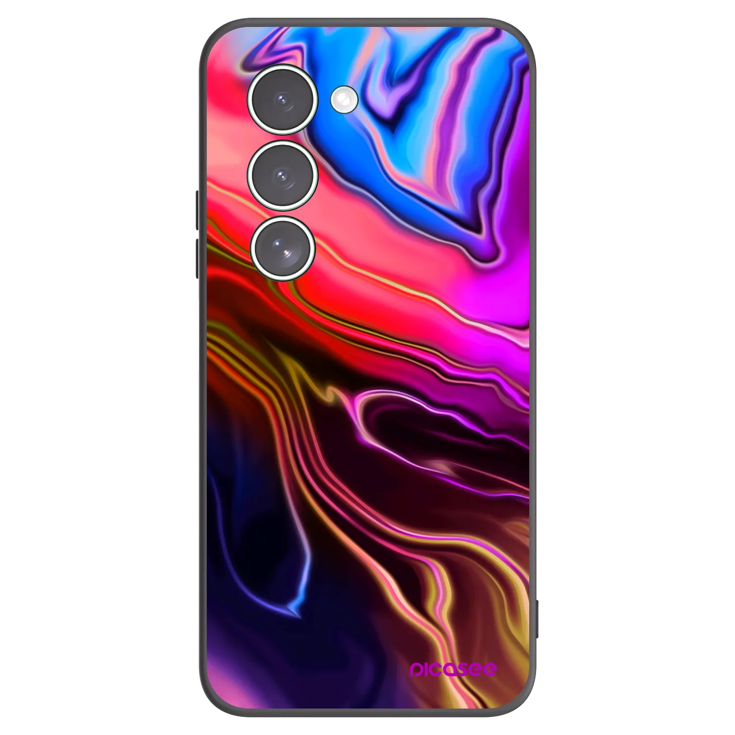 Picasee silikonski črni ovitek za Xiaomi Redmi 15 5G - Electric