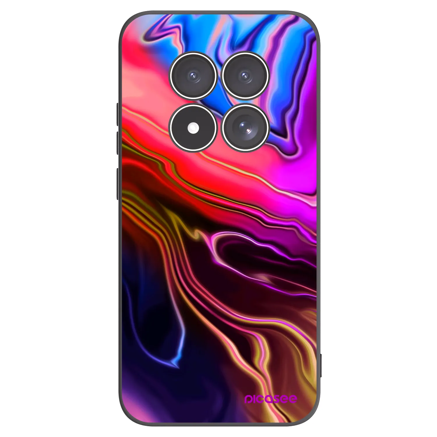 Picasee silikonski črni ovitek za Xiaomi Redmi Note 15 Pro 4G - Electric