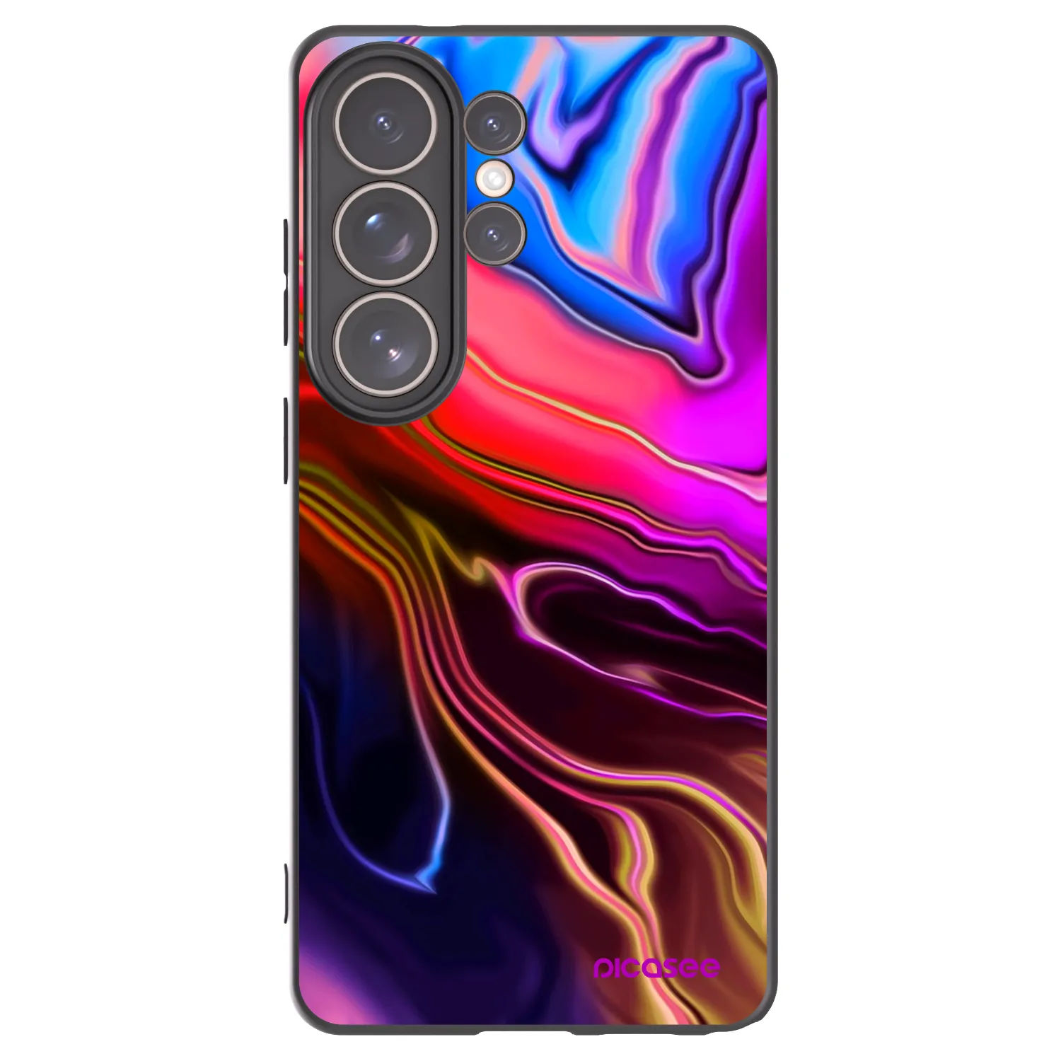 Picasee silikonski črni ovitek za Samsung Galaxy S26 Ultra - Electric