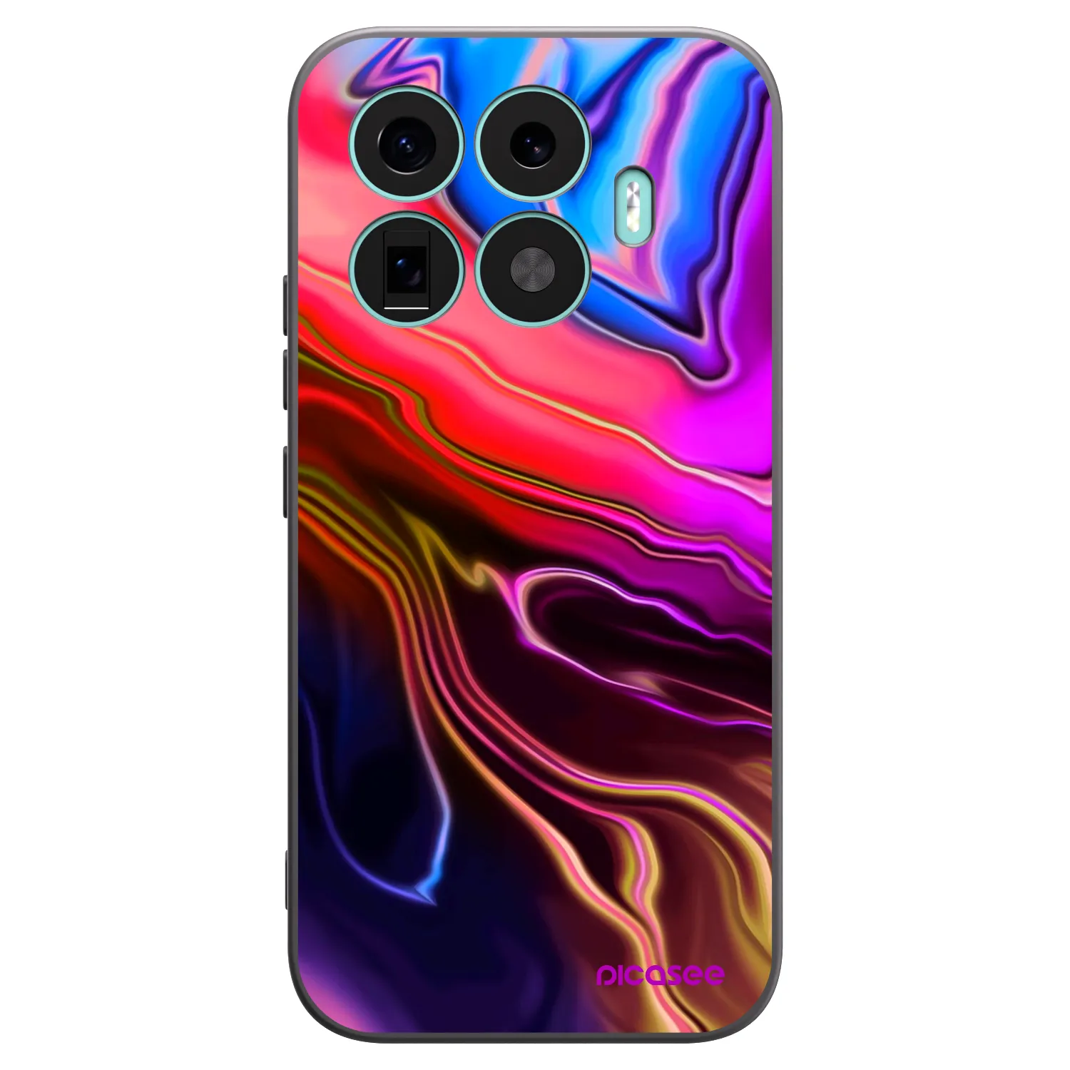 Picasee silikonski črni ovitek za Xiaomi 17T - Electric