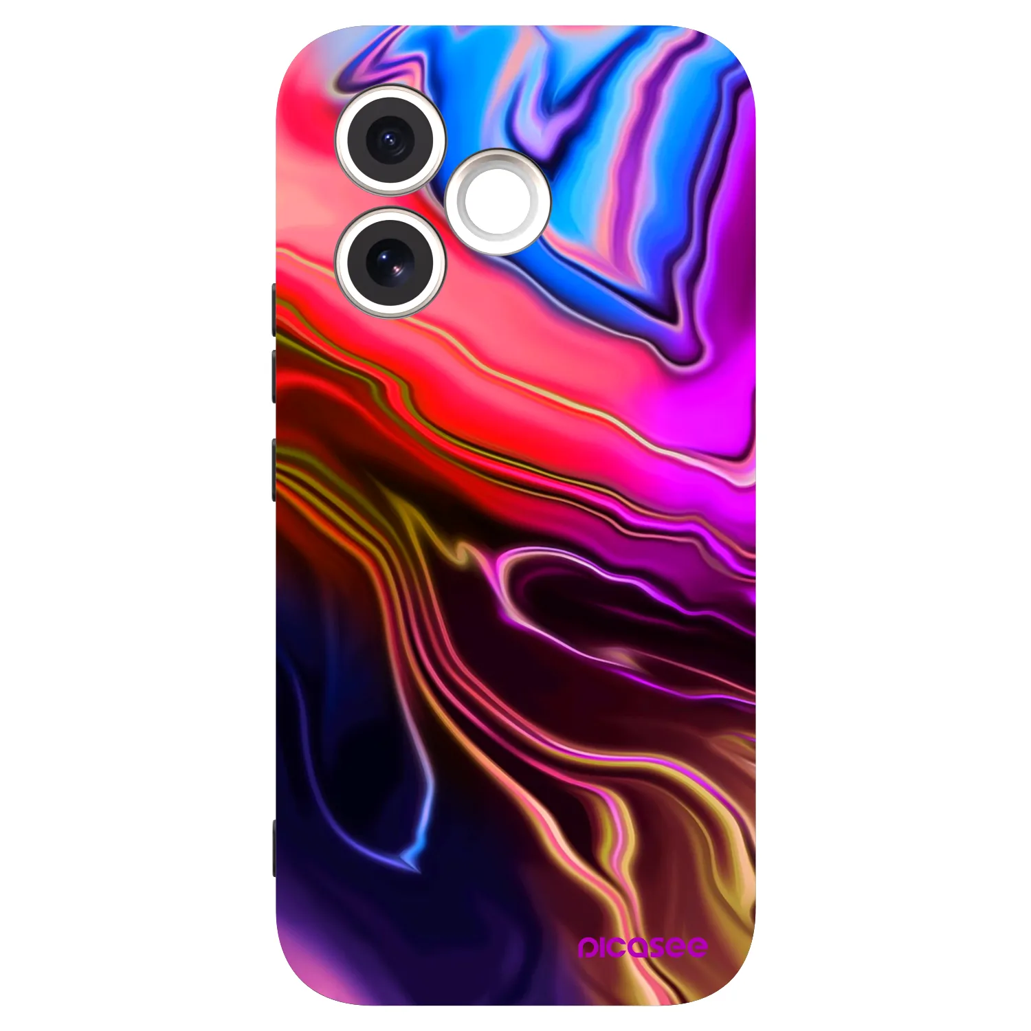 Picasee silikonski črni ovitek za Honor 600 Lite - Electric