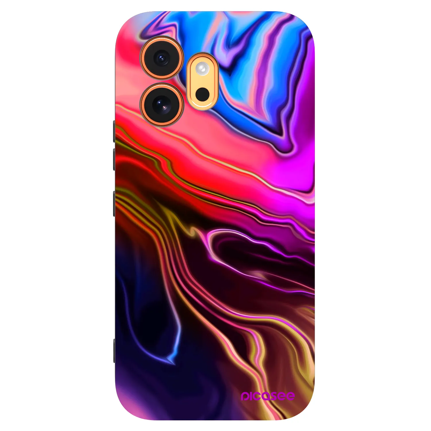 Picasee silikonski črni ovitek za Honor 600 - Electric