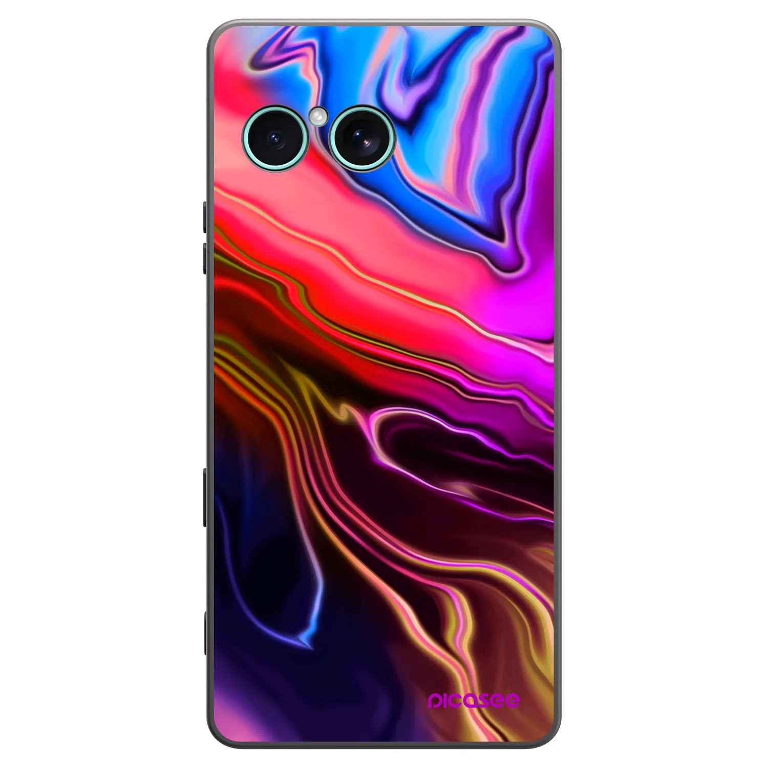 Picasee silikonski črni ovitek za Sony Xperia 10 VII - Electric
