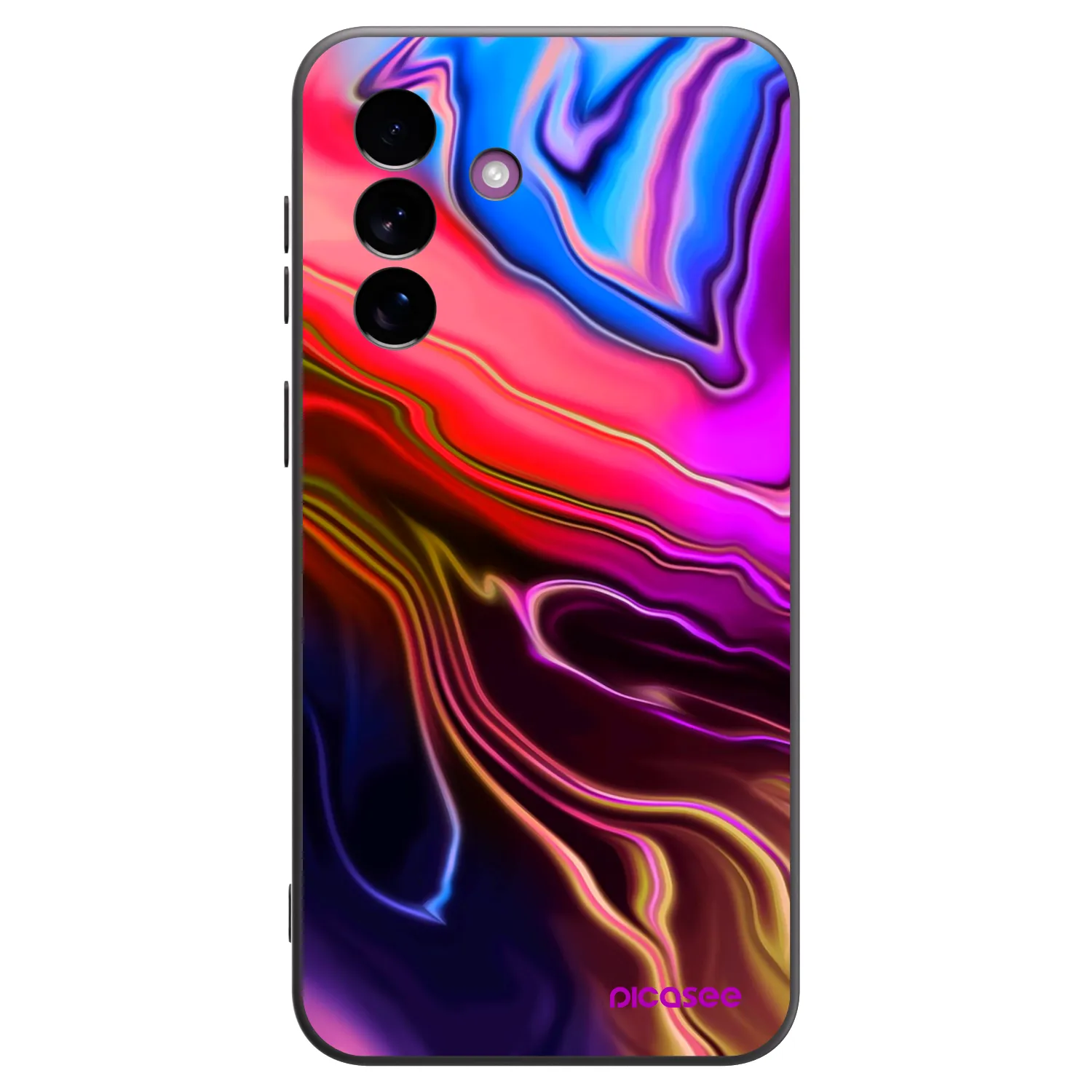 Picasee silikonski črni ovitek za Samsung Galaxy A37 - Electric
