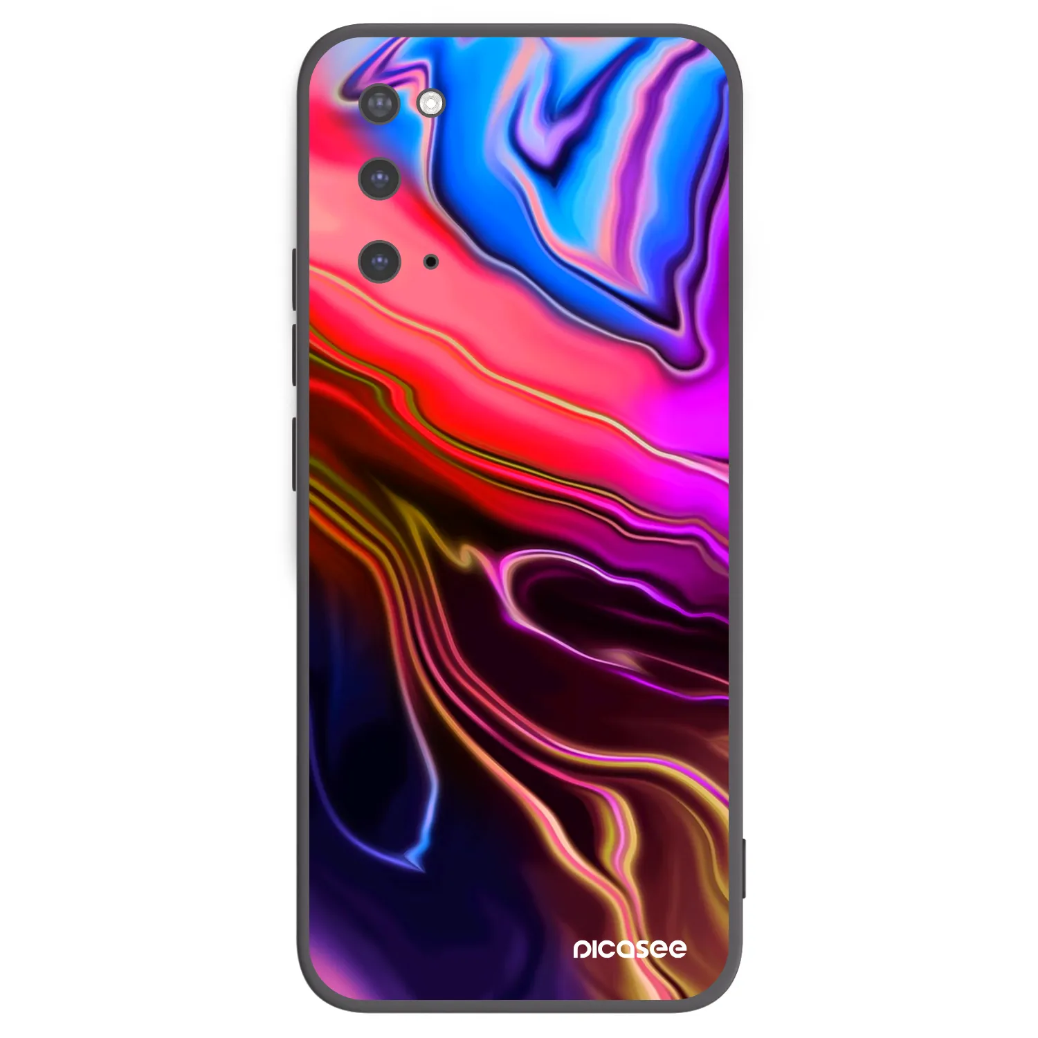 Picasee silikonski črni ovitek za Samsung Galaxy S20 G980F - Electric