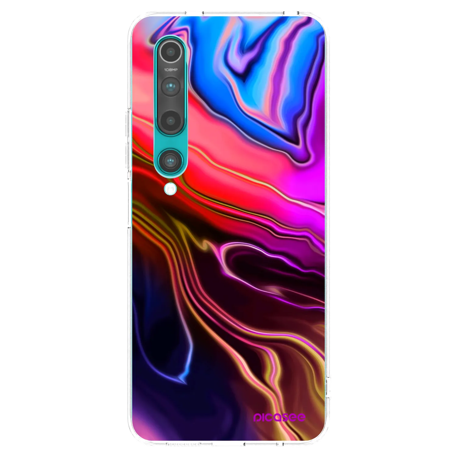 Picasee silikonski prozorni ovitek za Xiaomi Mi 10 - Electric