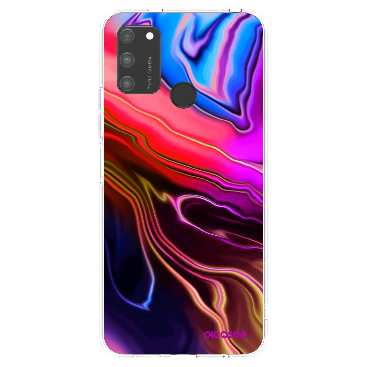 Picasee silikonski prozorni ovitek za Honor 9A - Electric