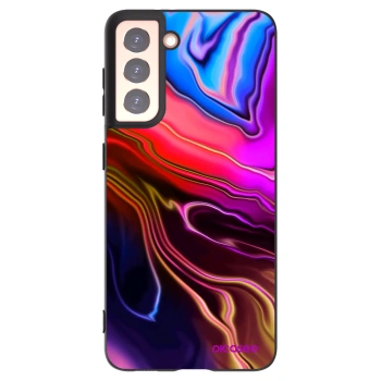 Picasee silikonski črni ovitek za Samsung Galaxy S21 5G G991B - Electric