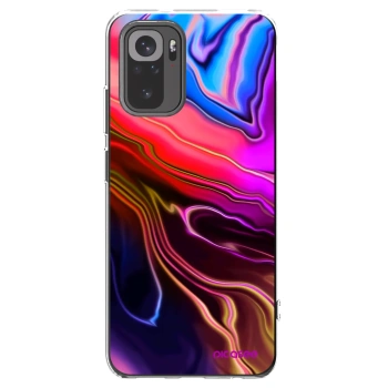 Picasee silikonski prozorni ovitek za Xiaomi Redmi Note 10 - Electric