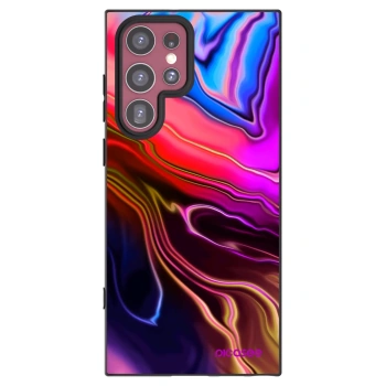 Picasee silikonski črni ovitek za Samsung Galaxy S22 Ultra 5G - Electric