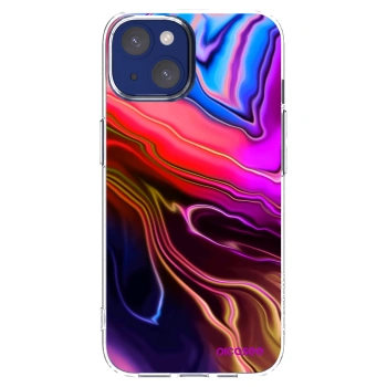 Picasee silikonski prozorni ovitek za Apple iPhone 14 - Electric