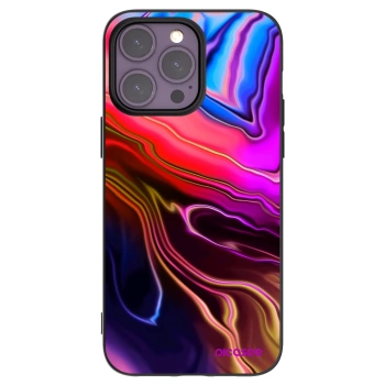 Picasee silikonski črni ovitek za Apple iPhone 14 Pro Max - Electric