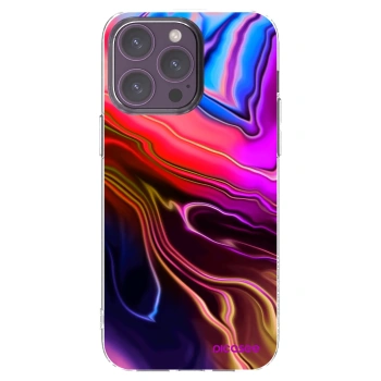 Picasee silikonski prozorni ovitek za Apple iPhone 14 Pro Max - Electric