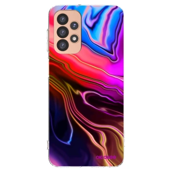 Picasee silikonski prozorni ovitek za Samsung Galaxy A23 A236B 5G - Electric