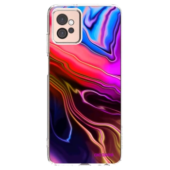 Picasee silikonski prozorni ovitek za Motorola Moto G32 - Electric