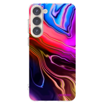 Picasee silikonski prozorni ovitek za Samsung Galaxy S23+ 5G - Electric