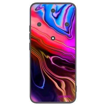 Picasee silikonski črni ovitek za Honor Magic5 Lite 5G - Electric