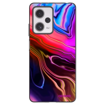 Picasee silikonski črni ovitek za Xiaomi Redmi Note 12 Pro+ 5G - Electric
