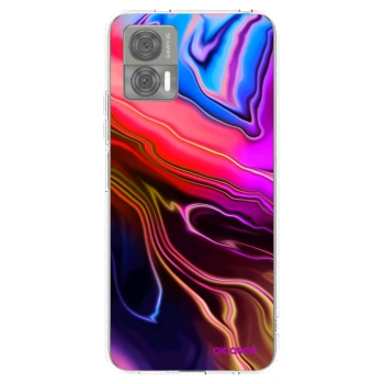 Picasee silikonski prozorni ovitek za Motorola Edge 30 Neo - Electric