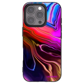 Picasee silikonski črni ovitek za Apple iPhone 16 Pro - Electric