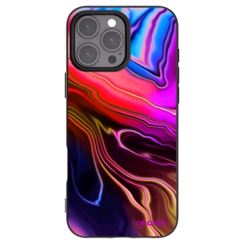 Picasee silikonski črni ovitek za Apple iPhone 16 Pro Max - Electric