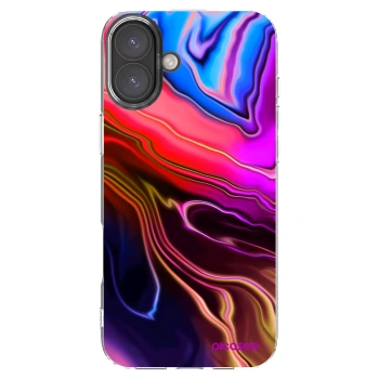 Picasee silikonski prozorni ovitek za Apple iPhone 16 Plus - Electric