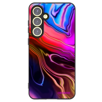 Picasee silikonski črni ovitek za Samsung Galaxy S24 FE S721B - Electric