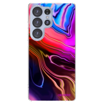 Picasee silikonski prozorni ovitek za Samsung Galaxy S25 Ultra 5G - Electric