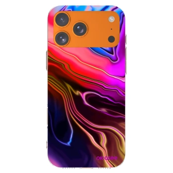 Picasee silikonski prozorni ovitek za Apple iPhone 17 Pro Max - Electric