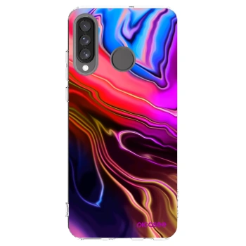 Picasee silikonski prozorni ovitek za Huawei P30 Lite - Electric