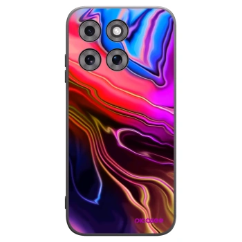 Picasee silikonski črni ovitek za Motorola Moto G77 - Electric