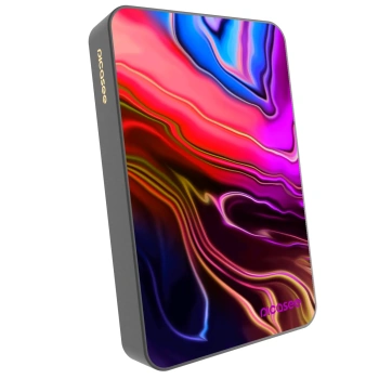 Picasee Prenosna baterija z MagSafe 10 000 mAh Siva - Electric