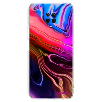 Picasee silikonski prozorni ovitek za Xiaomi Redmi Note 9 Pro - Electric