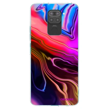 Picasee silikonski črni ovitek za Xiaomi Redmi Note 9 - Electric