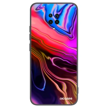 Picasee silikonski črni ovitek za Xiaomi Redmi Note 9S - Electric