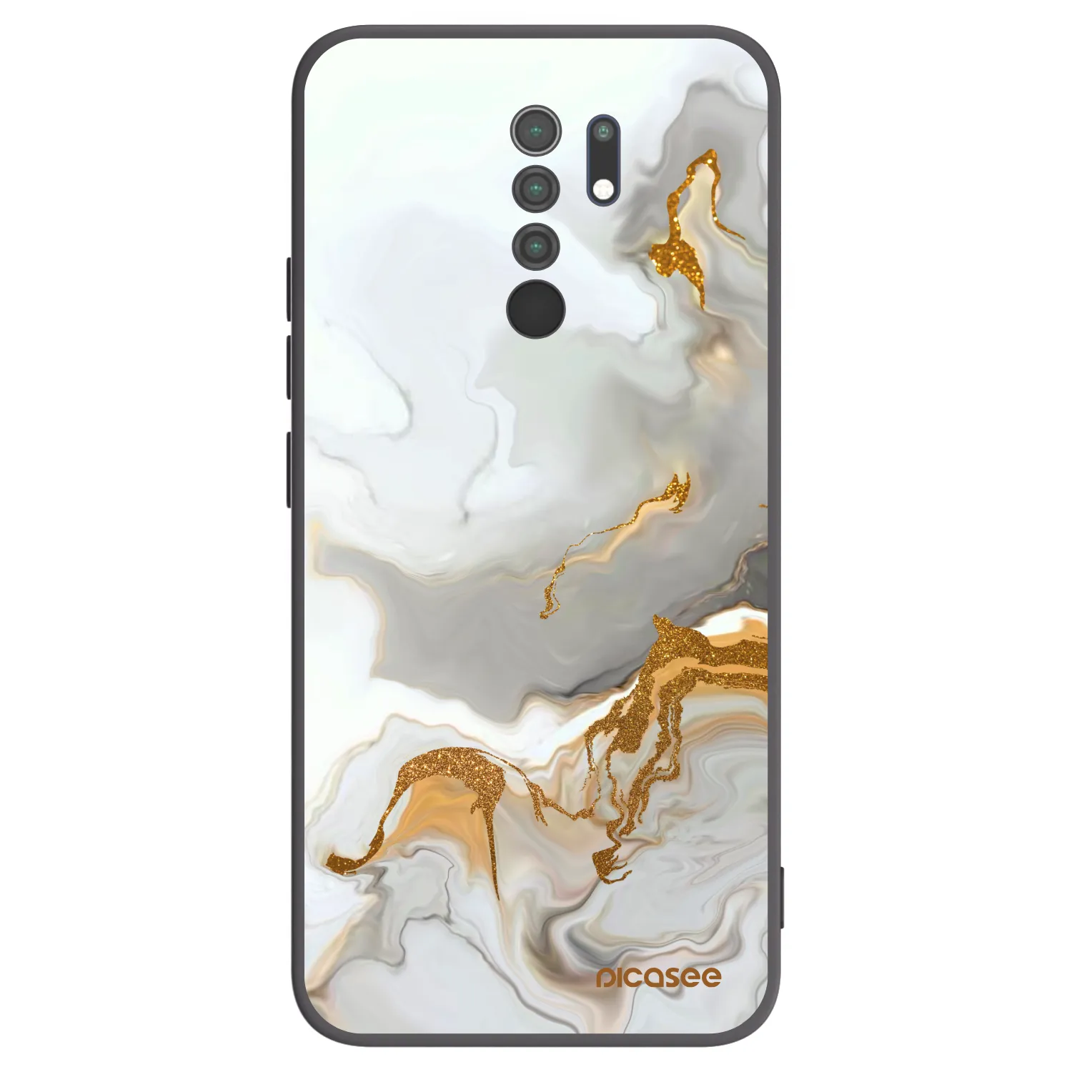 Picasee silikonski črni ovitek za Xiaomi Redmi 9 - Her