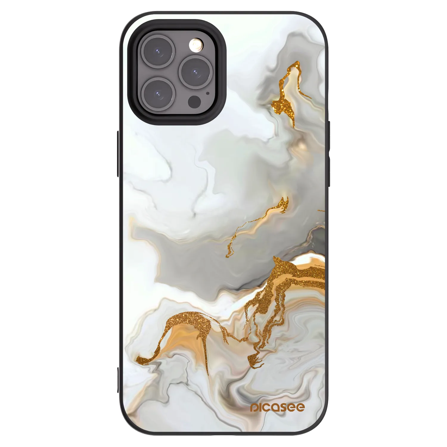 Picasee silikonski črni ovitek za Apple iPhone 12 Pro Max - Her