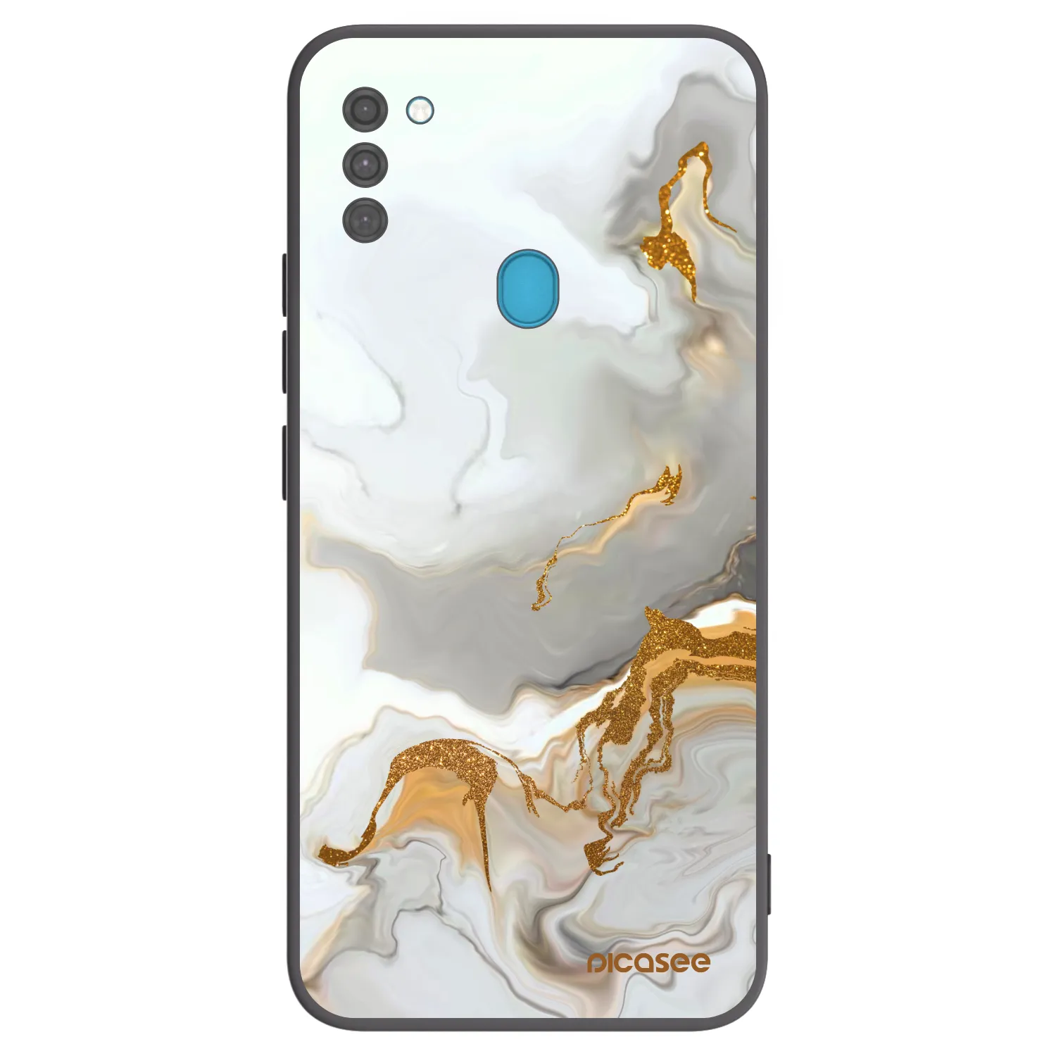 Picasee silikonski črni ovitek za Samsung Galaxy M11 - Her