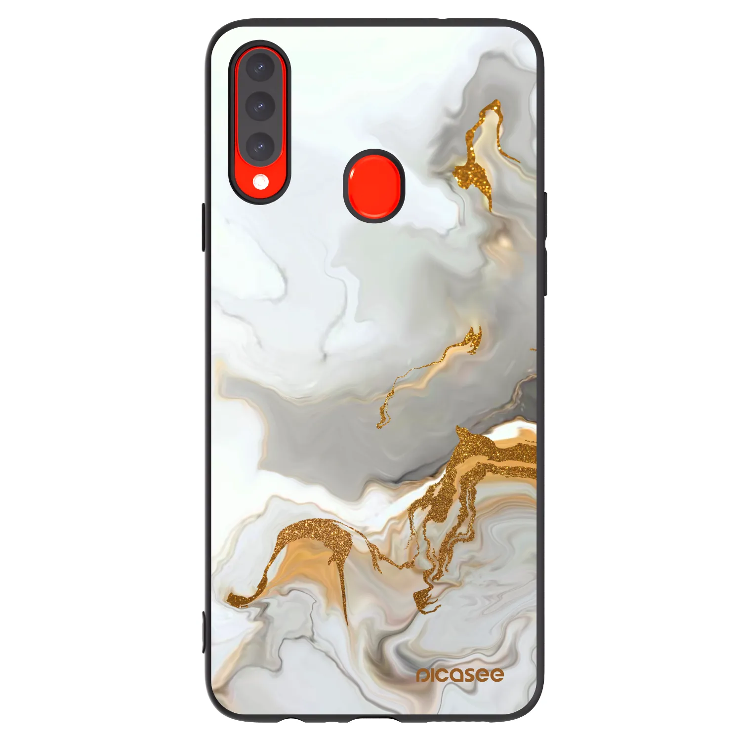 Picasee silikonski črni ovitek za Samsung Galaxy A20s - Her