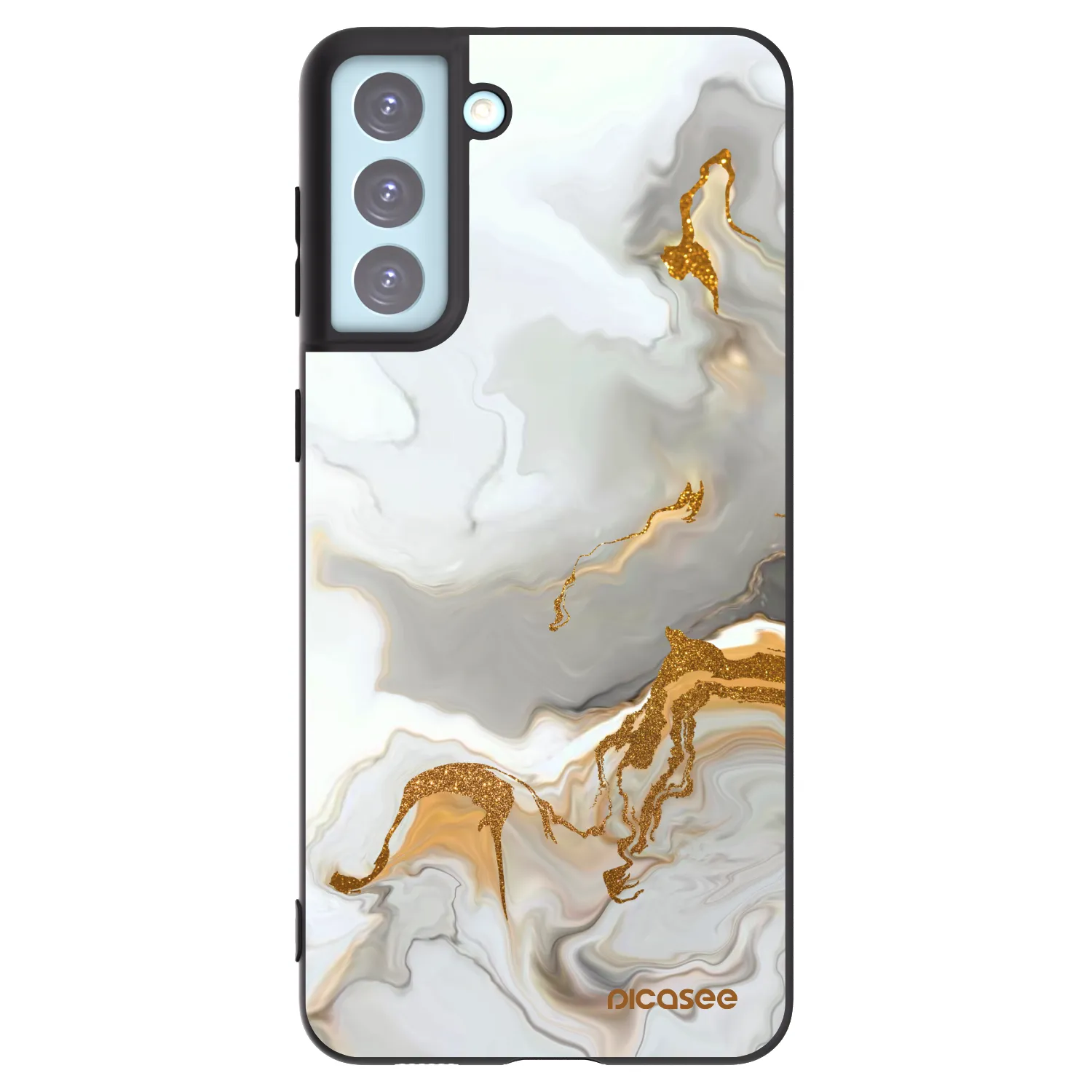 Picasee silikonski črni ovitek za Samsung Galaxy S21+ 5G G996F - Her