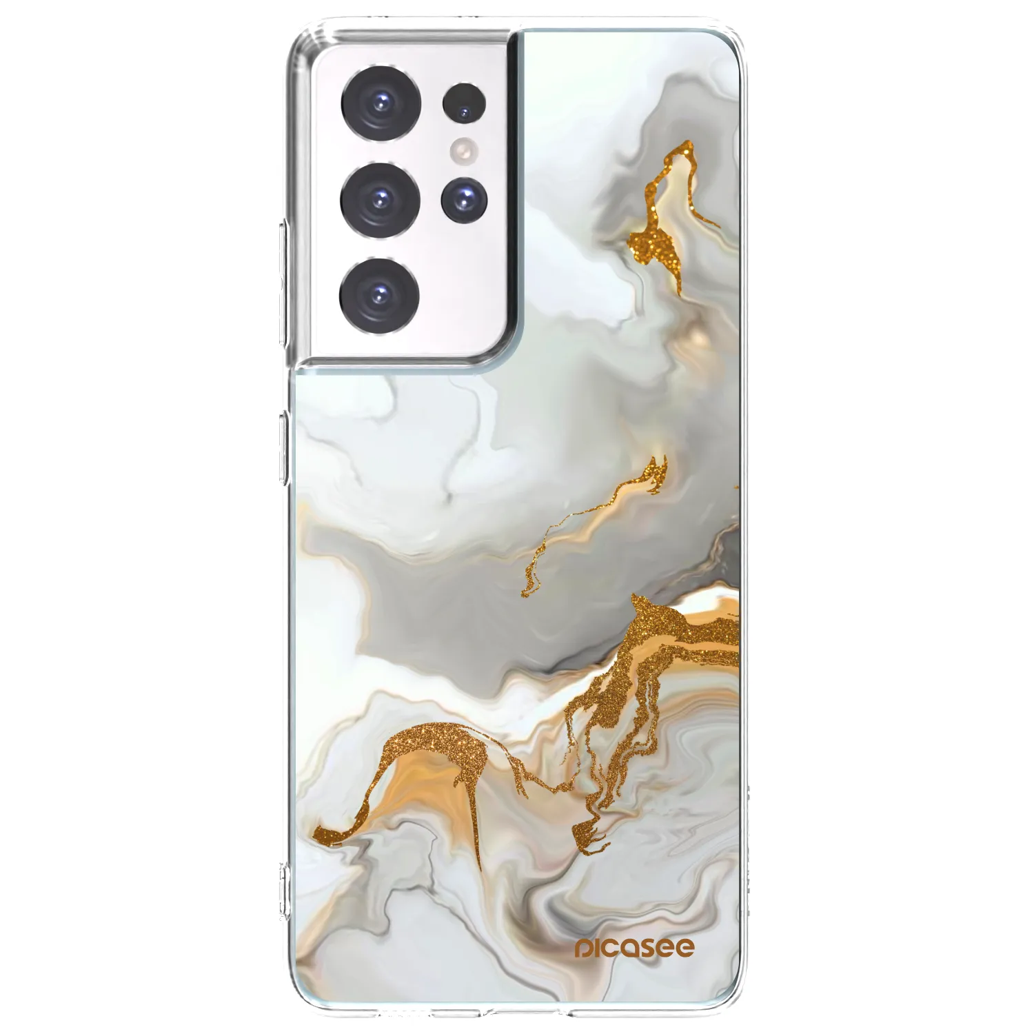 Picasee silikonski prozorni ovitek za Samsung Galaxy S21 Ultra 5G G998B - Her