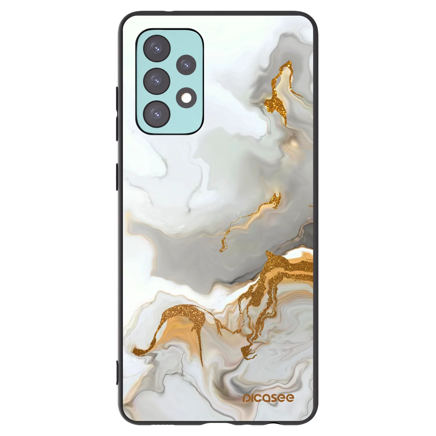 Picasee silikonski črni ovitek za Samsung Galaxy A72 A725F - Her