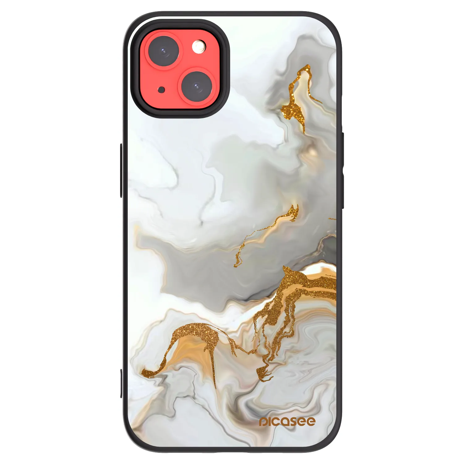 Picasee silikonski črni ovitek za Apple iPhone 13 - Her
