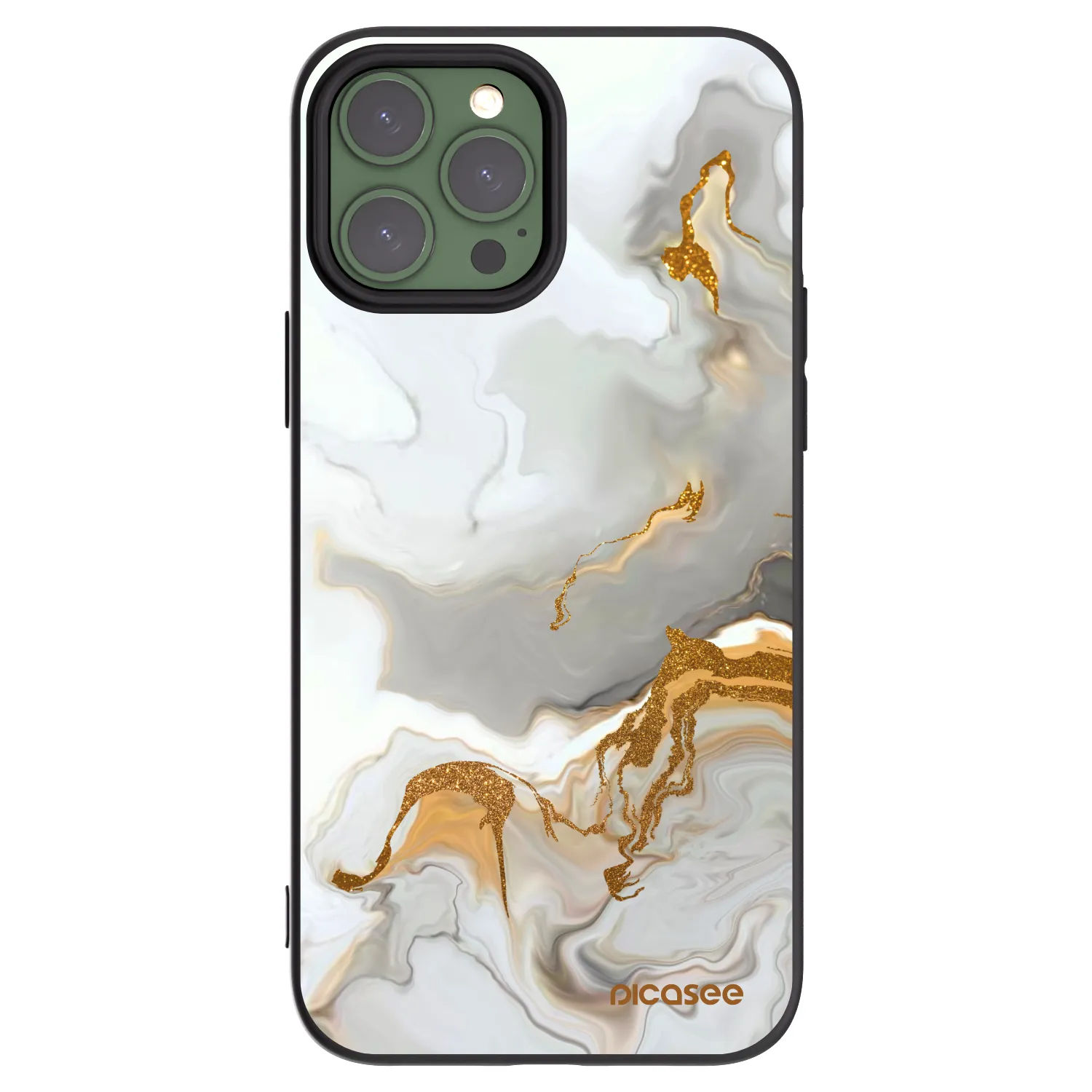 Picasee silikonski črni ovitek za Apple iPhone 13 Pro Max - Her