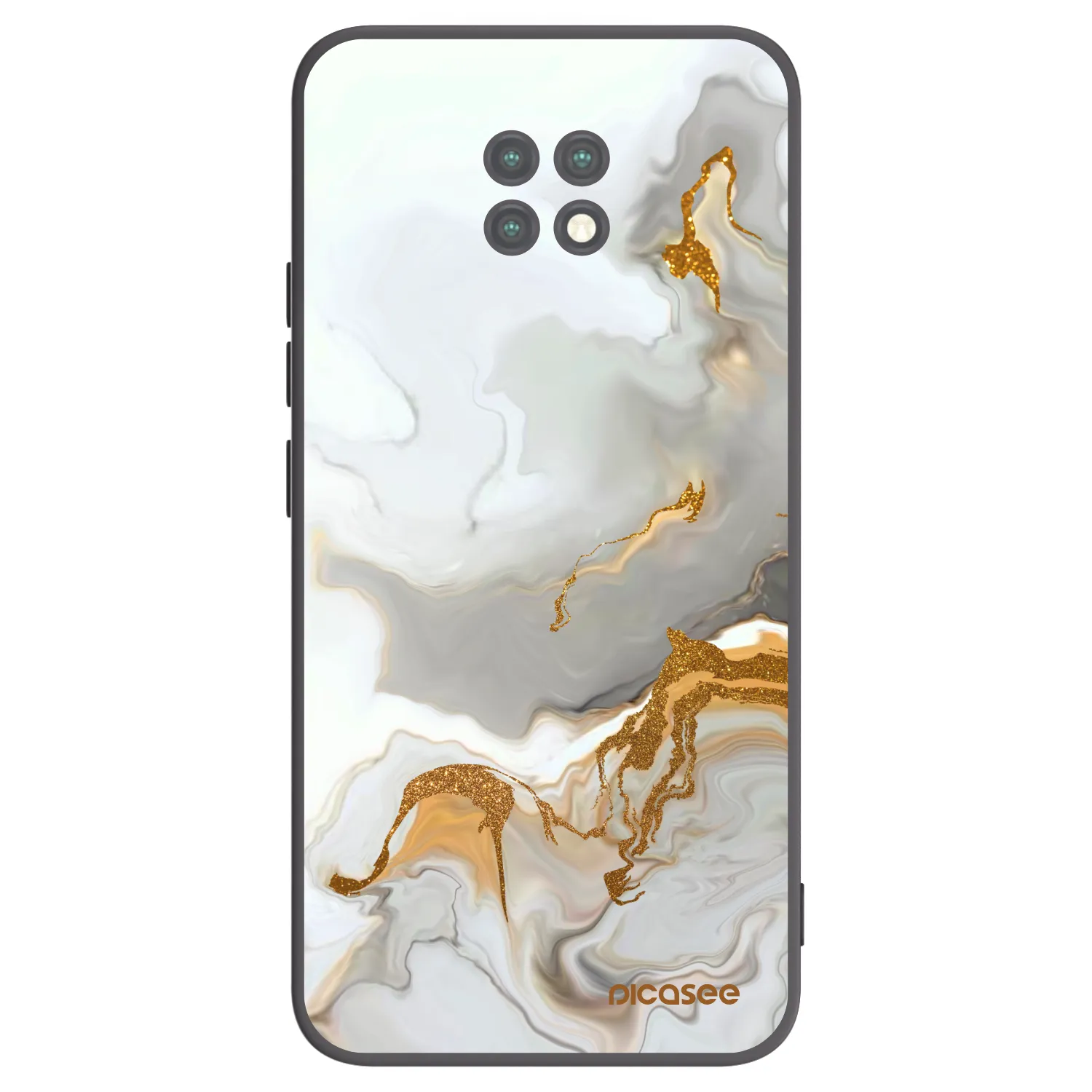 Picasee silikonski črni ovitek za Xiaomi Redmi Note 9T - Her