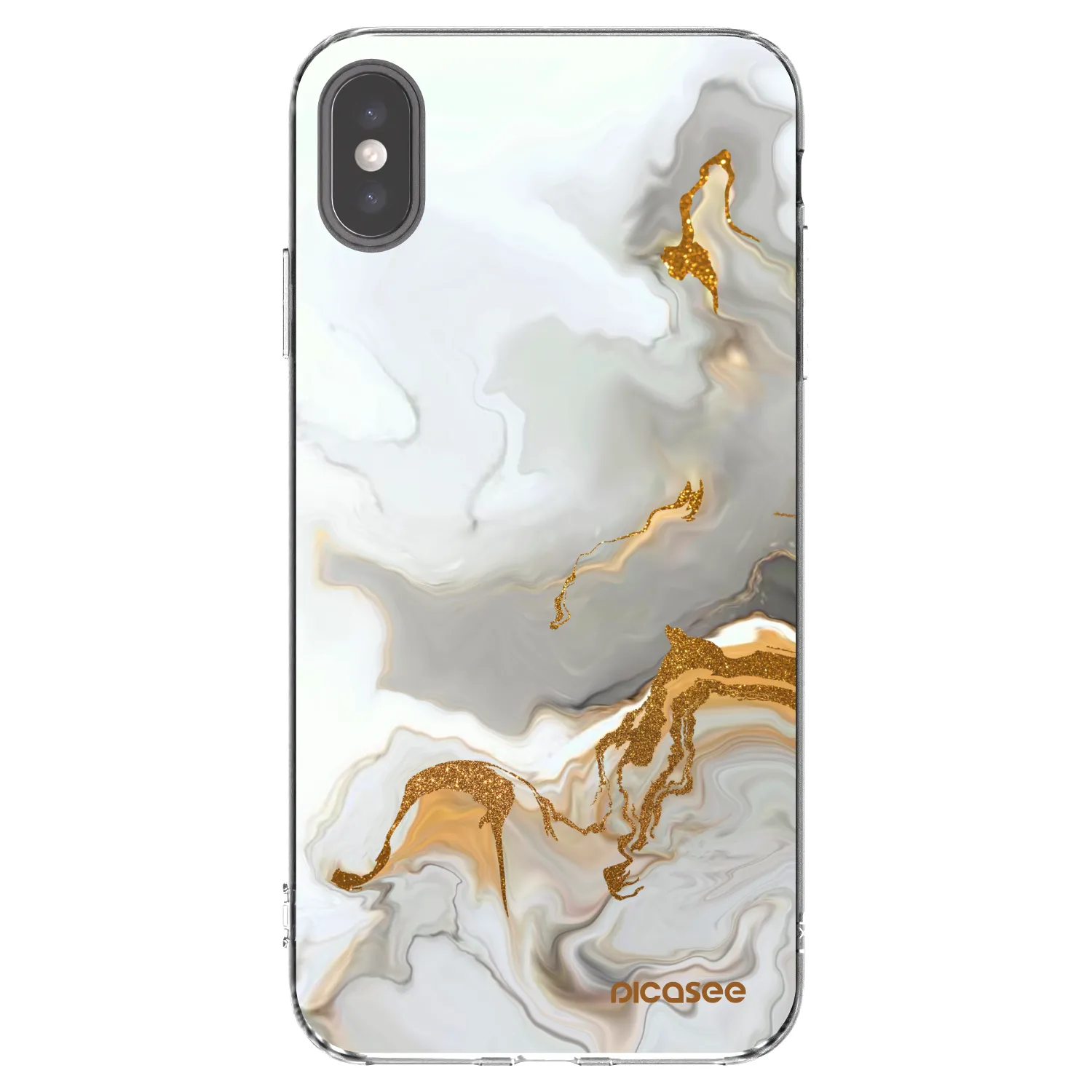 Picasee silikonski prozorni ovitek za Apple iPhone XS Max - Her