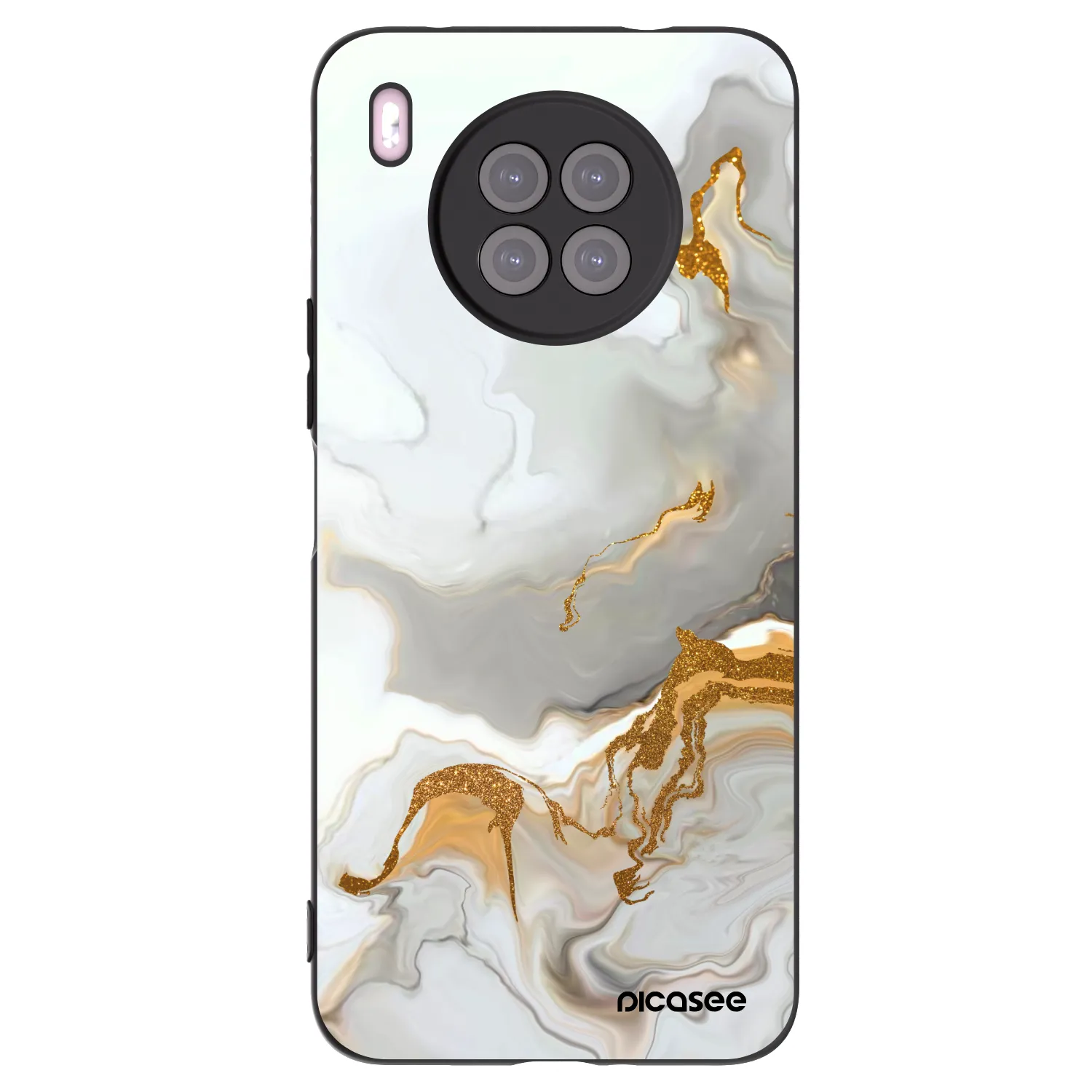 Picasee silikonski črni ovitek za Huawei Nova 8i - Her